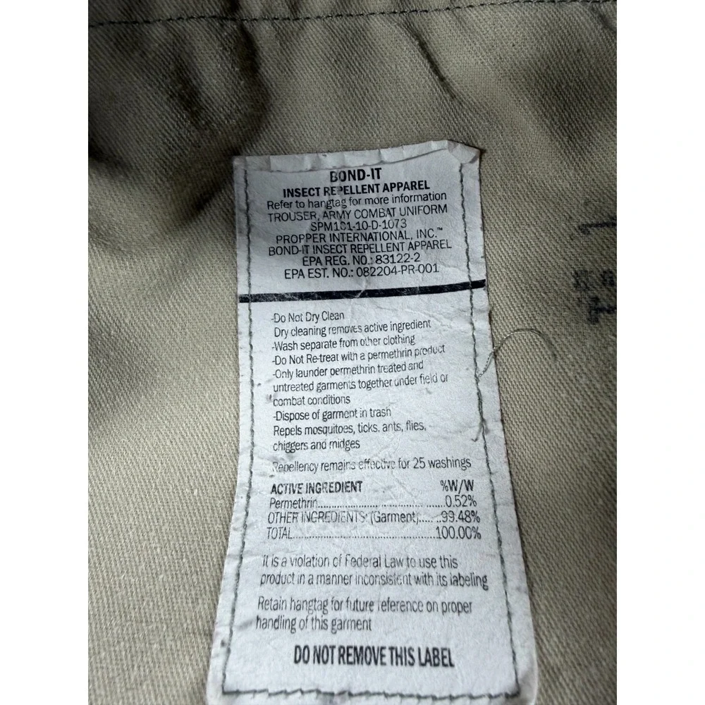 US Army ACU UCP Digital Camo Combat Cargo Pants Large Regular Military Issue